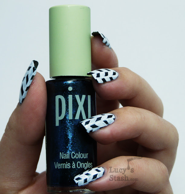 Lucy's Stash - Jonqal pattern nail art