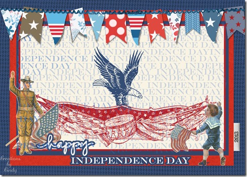 Independence day card