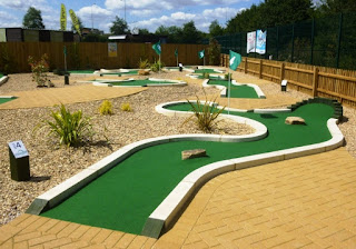 The Peterborough Minigolf course at Dobbies Garden Centre