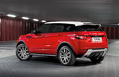 2012 Land Rover Range Rover Evoque 5-Door Rear Side View