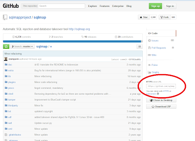 SqlMap on GitHub