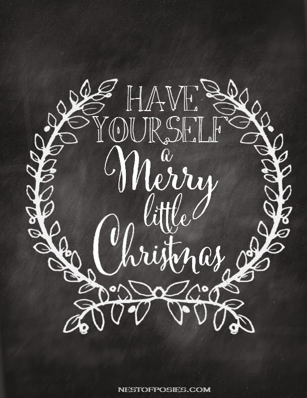 Miss Dixie: Christmas Chalkboards + Printables Roundup