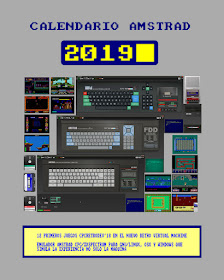 Calendario Amstrad 2019 (CPCRetroDev'18 en RVM)