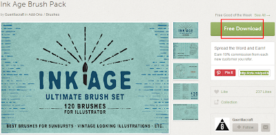 Free Download Ink Age Brush Pack
