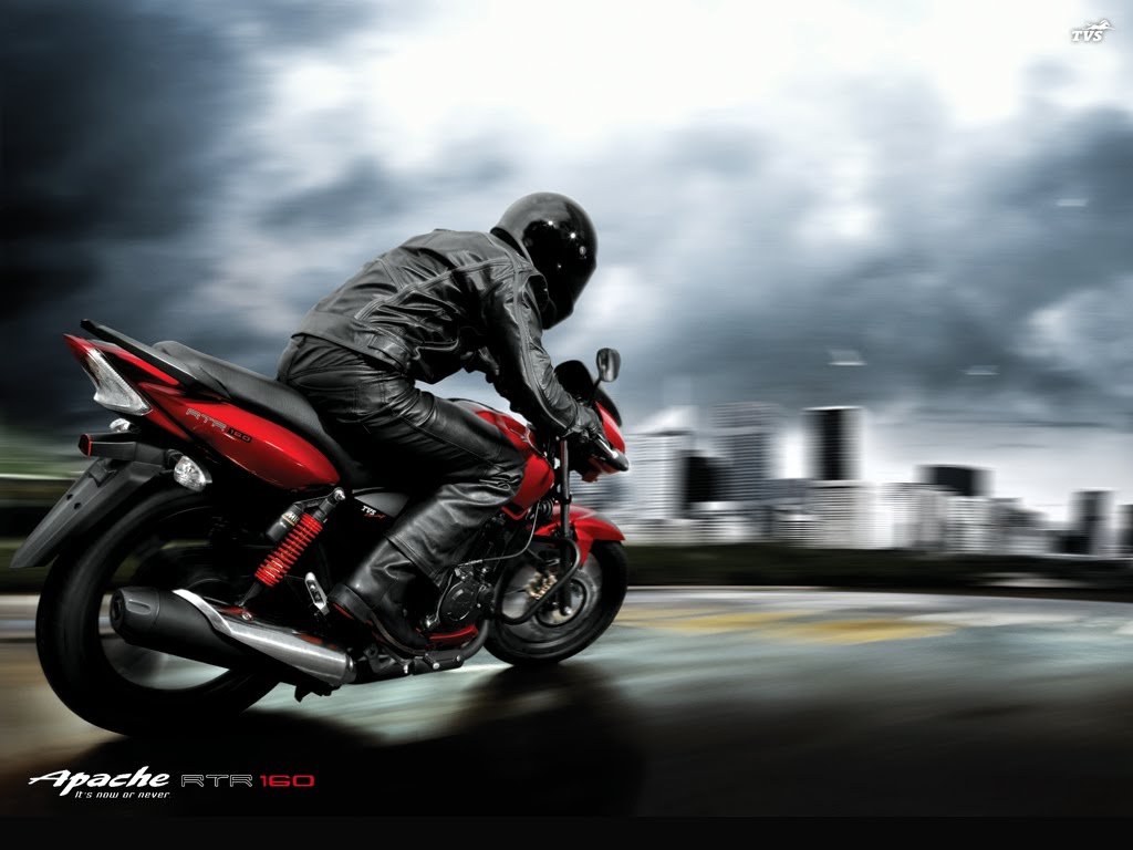 Cadet into Captain  Tvs Apache 180 Wallpaper