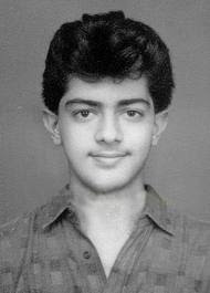 Ajith Kumar in young boy