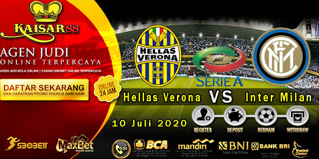 Prediksi Bola Terpercaya Liga Italia Verona vs Inter Milan 10 Juli 2020