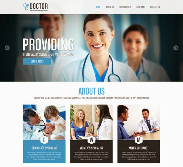 Medical Free PSD Template