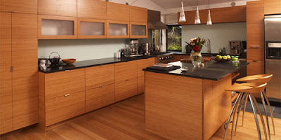 bamboo kitchen cabinet