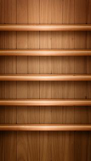 Free Download Wood Shelf HD iPhone 5 Wallpapers