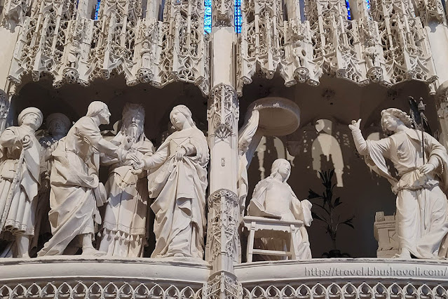 Chartres Cathedral Choir Wall Sculptures