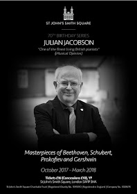 Julian Jacobson 70th birthday series at St John's Smith Square