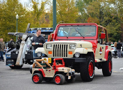 Power Wheels Jurassic Park Jeep Wrangler, Your Kids Can Pretend T-rex Is Chasing Them By Riding This Toy