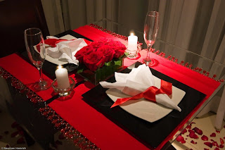 Resultado de imagem para jantar romantico decoração criativa