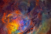 Esta é uma visão aproximada do núcleo interno da M8 - A Nebulosa da Lagoa