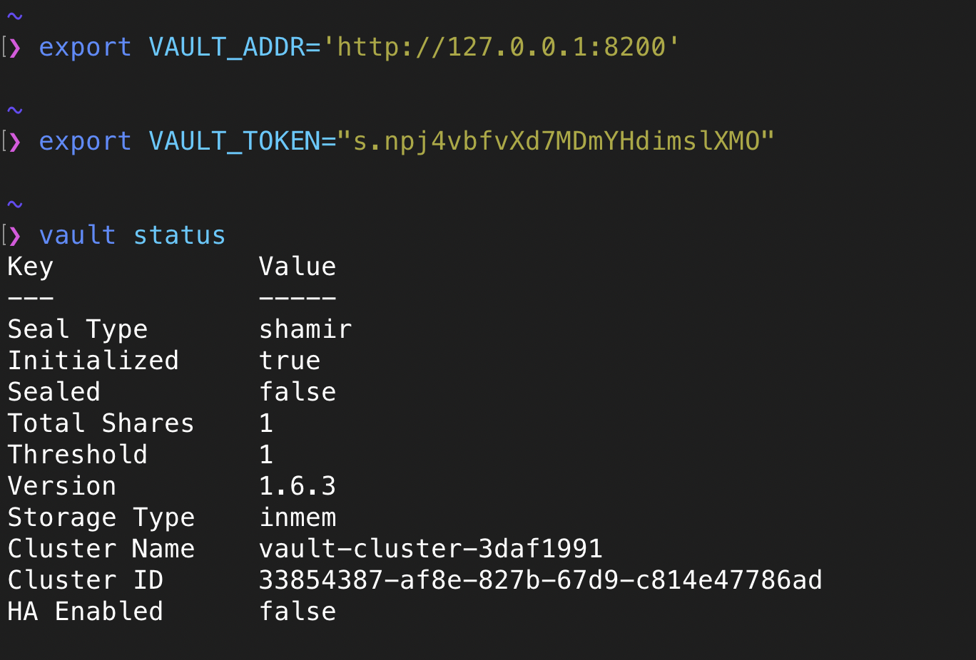 HashiCorp Vault Java Example