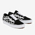 Sepatu Sneakers Vans UA Peace Paisley Old Skool Black True White VN0A5KRFB0E