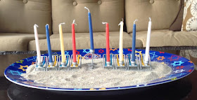 Hanukkah candles