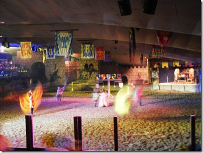 La spettacolare arena di Medieval Times