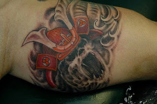 samurai ghost tattoo