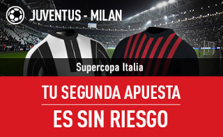 sportium Juventus vs Milan segunda apuesta sin riesgo 23 diciembre