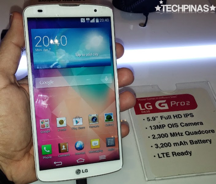 LG G Pro 2, LG G Pro 2 Philippines, LG Phablet