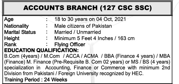 Accounts Branch jobs in PAF