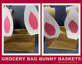 photo of: Grocery Bag Bunny Baskets via RainbowsWithinReach