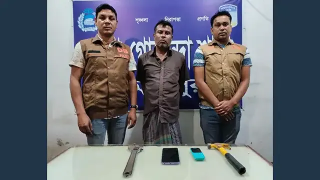 বকশীগঞ্জে ডাকাতি ডিবি পুলিশের হাতে গ্রেফতার-১