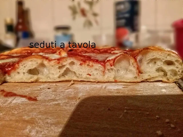 pizza fatta in casa a lunga lievitazione