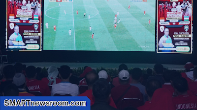 Dukung Tim Sepakbola Indonesia, Pemerintah Kabupaten Sukabumi Gelar Nobar Semifinal Piala Asia U-23