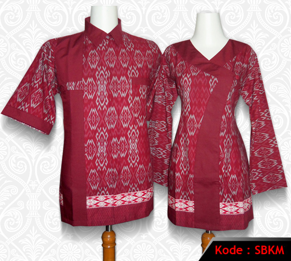 10 Model Baju Batik Kantor Kombinasi Polos Terkini 1000 