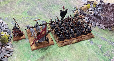 Winters SEO battle report - Warhammer The Old World - Orcs & Goblins vs Bretonnia - 1000pts