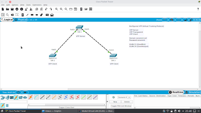 Tutorial Konfigurasi VTP pada Cisco Packet Tracer