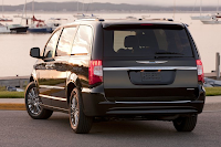 2011 Chrysler Town & Country Black Rear