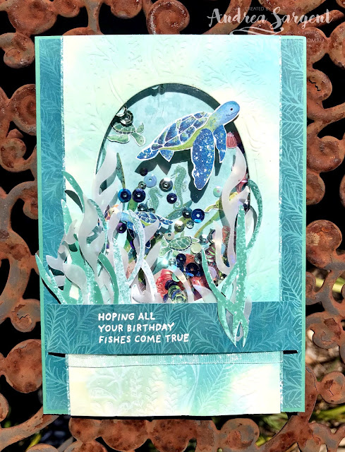 Just Jade Whale of a Time Stampin Up card, Andrea Sargent, Independent Stampin' Up! Demonstrator, Valley Inspirations, Adelaide Foothills, Australia