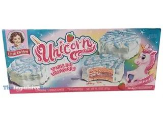 Little Debbie Unicorn Cakes, Individually Wrapped Strawberry Cakes