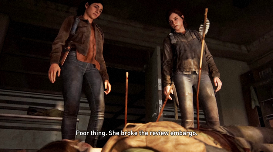 The Last of Us Part II's story is a mess. Yes, it is. | Yes. Everything is rubbish. By Random J (?J)