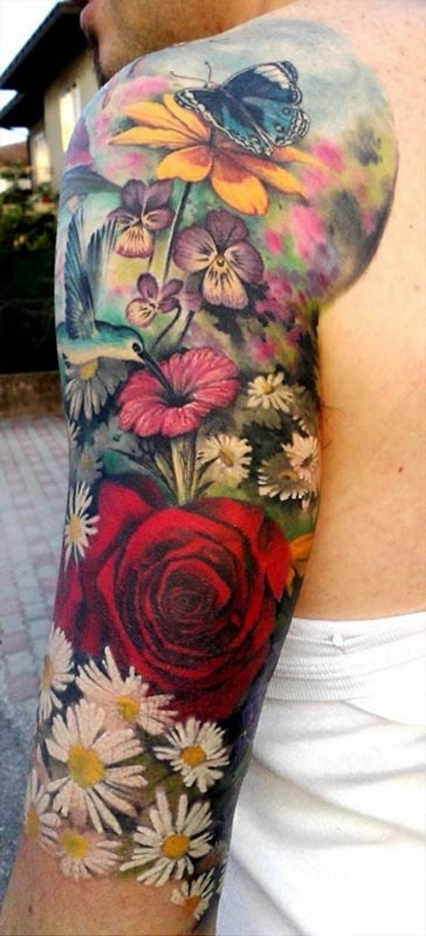 Flores De Manga Tatuagem