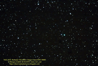 Astrofotografía de la nebulosa Ojo de Gato