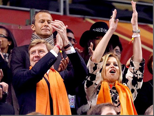 Willem Alexander e a princesa Maxima