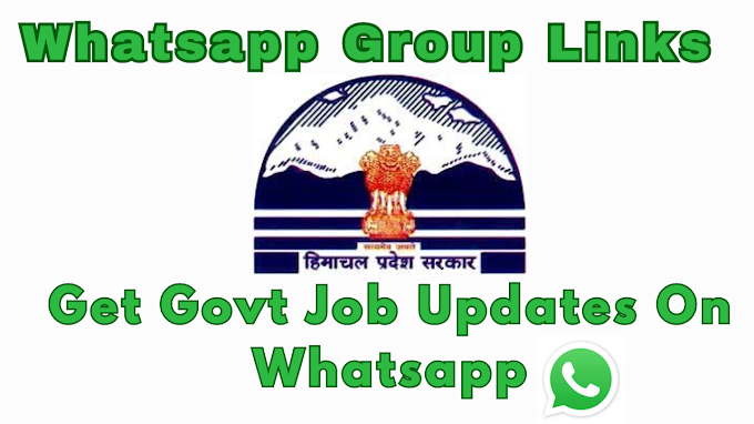 Himachal Govt Jobs Whatsapp Group Link