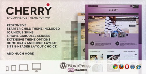 Cherry responsive e-commerce theme for WP Version 1.2.1 free