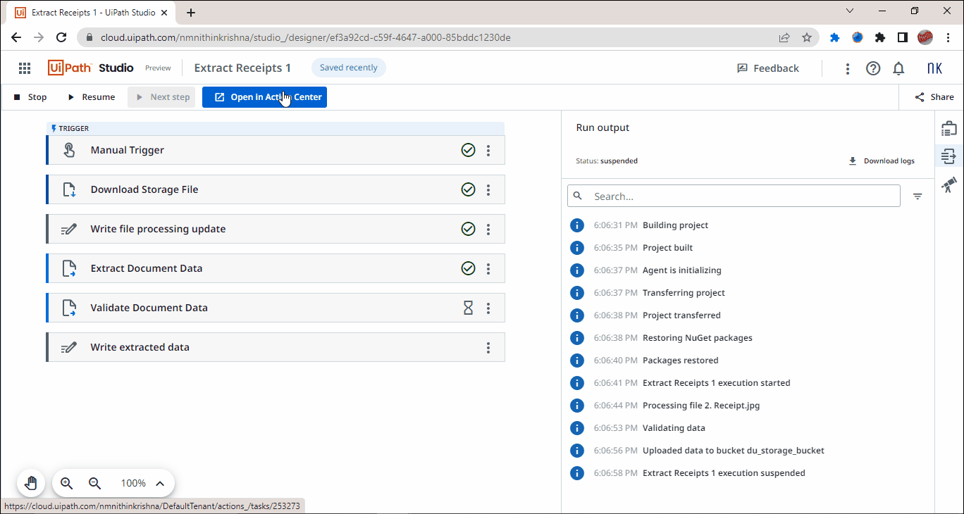 Document Validation in UiPath Action Center by nmnithinkrishna