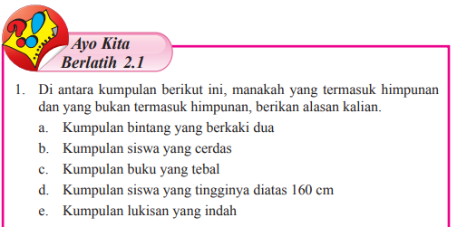 Jawaban Buku Matematika Kelas 7 Ayo Kita Berlatih 2 1 Hal 