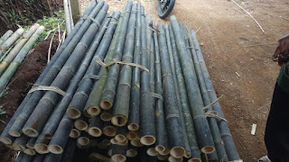 Pengrajin bilik bambu murah Sukabumi