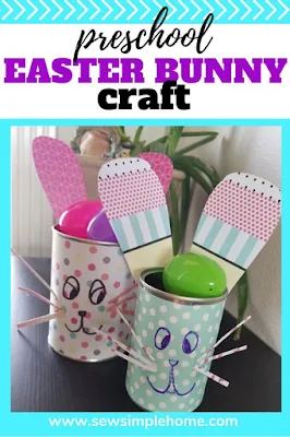 Get ready for the Easter holiday season with this simple bunny craft for preschoolers.