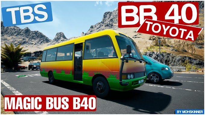 Tourist Bus Simulator - Repaint Magic Bus B40 - Toyota BB40