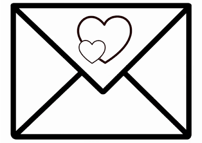 Letter Envelope Coloring Pages