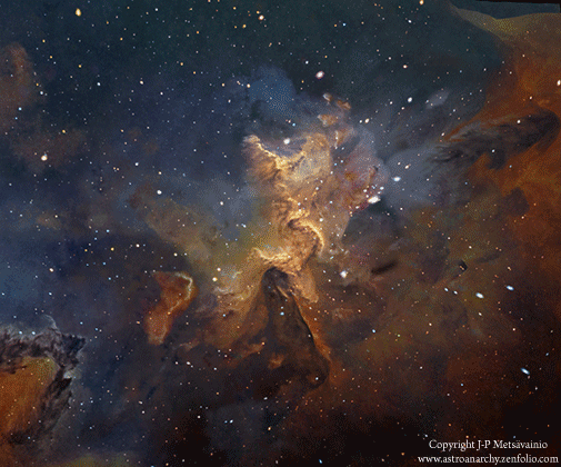 Astro Anarchy: Heart Nebula, an animated zoom in series to the Melotte 15